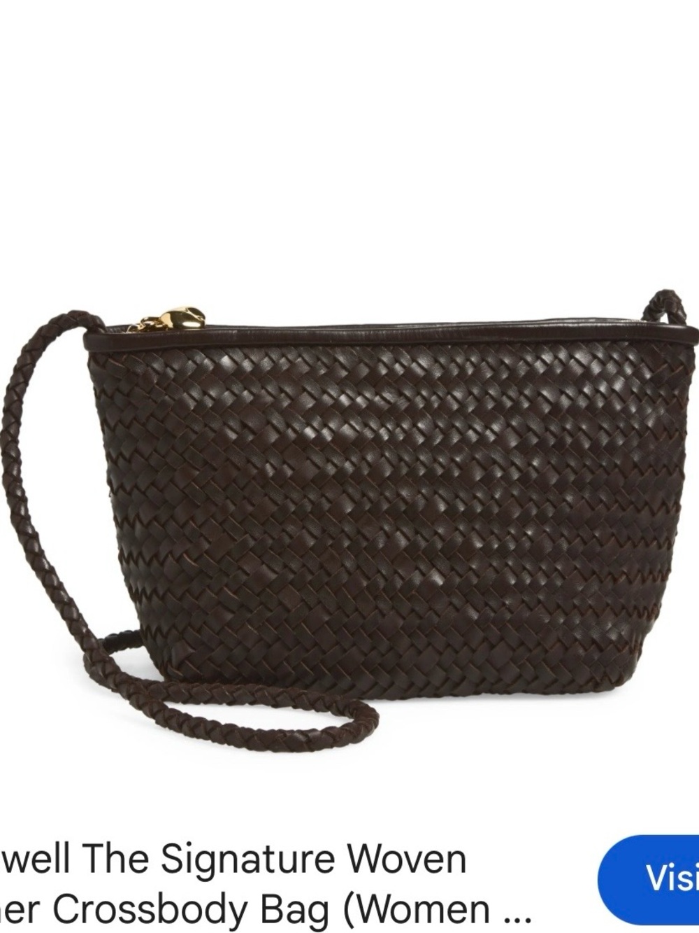 Madewell Signature Small Woven Crossbody NWT